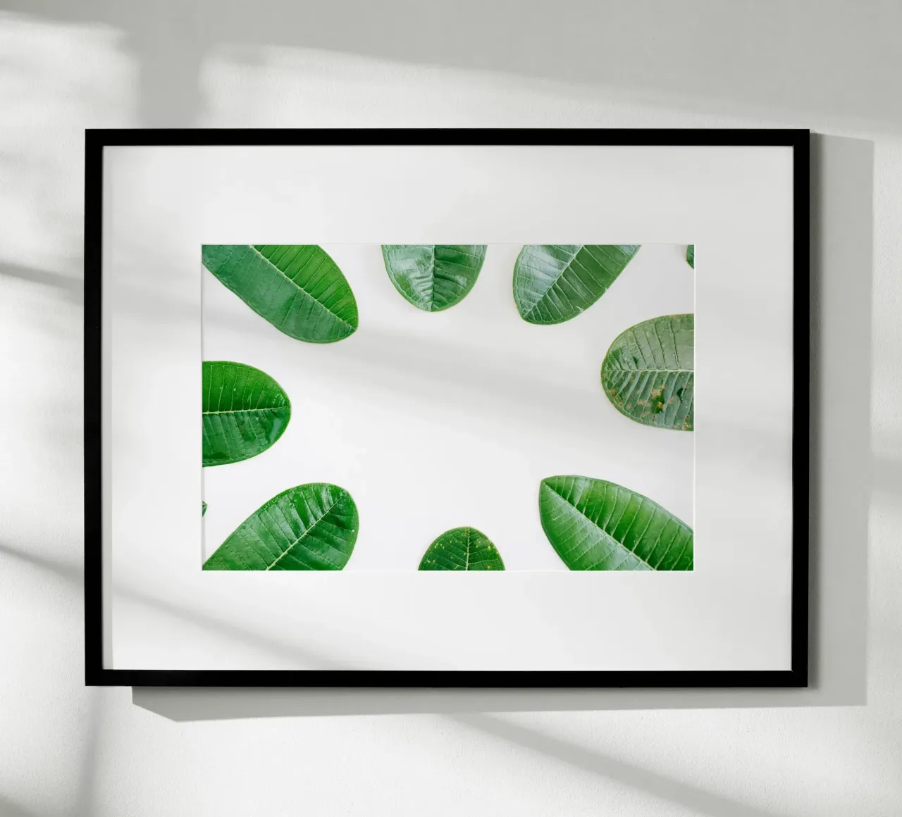 Minimalismo tropicale poster con telaio in plastica da PhotoVibe Decor