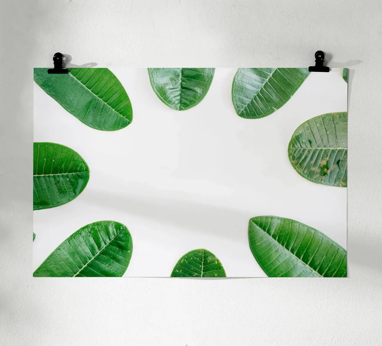 Minimalismo tropicale poster con telaio in plastica da PhotoVibe Decor