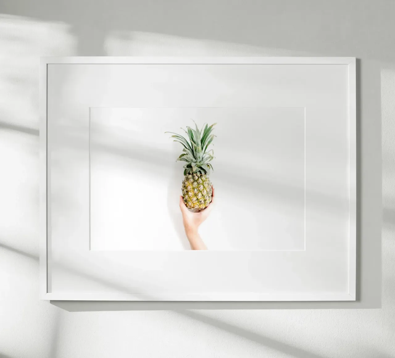 Minimalismo tropicale poster con telaio in alluminio da PhotoVibe Decor