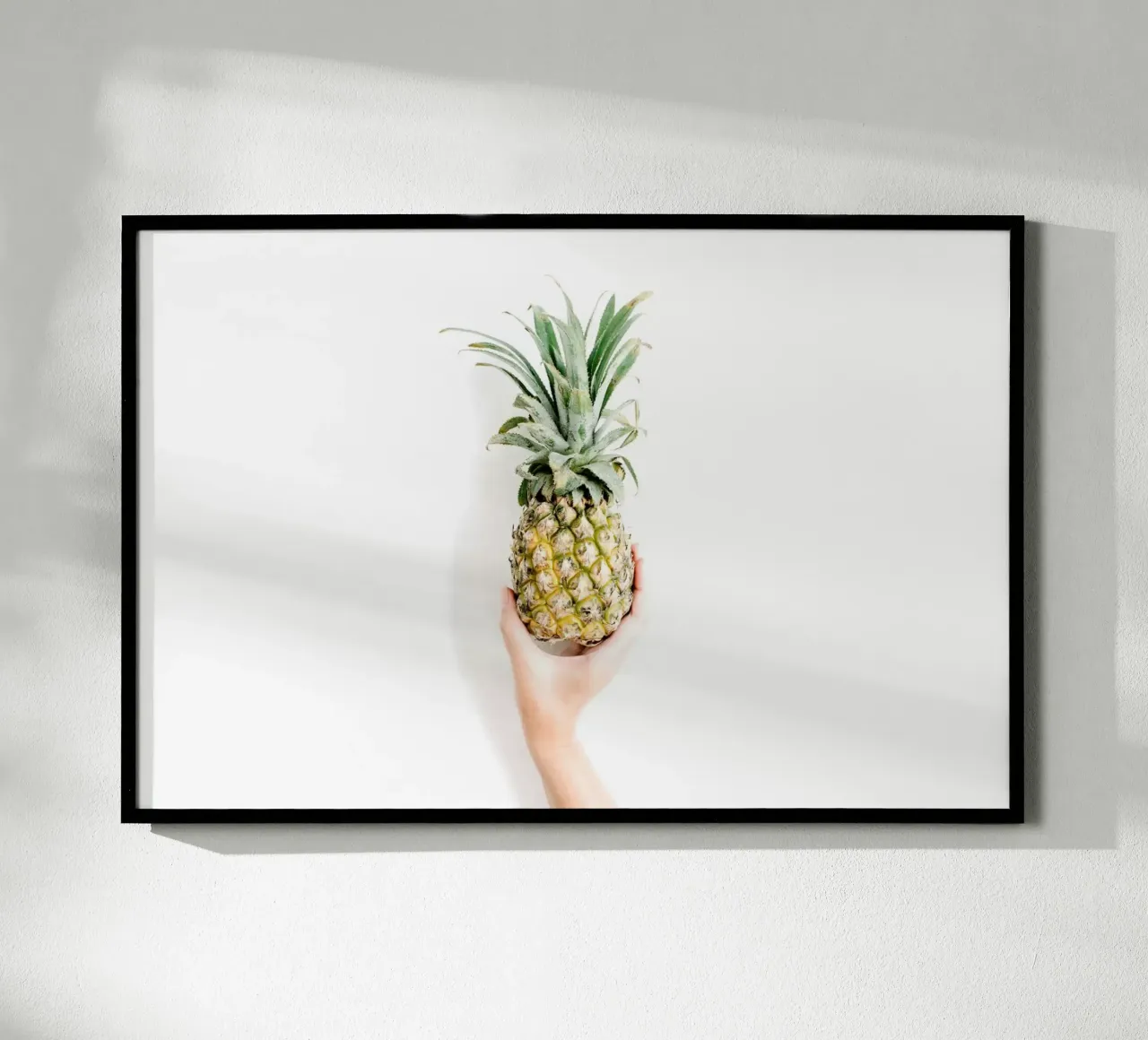 Minimalismo tropicale poster con telaio in alluminio da PhotoVibe Decor