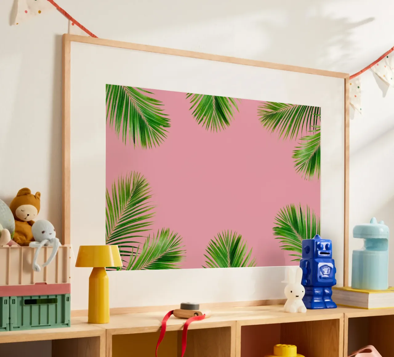 Minimalismo tropicale poster con telaio in plastica da PhotoVibe Decor