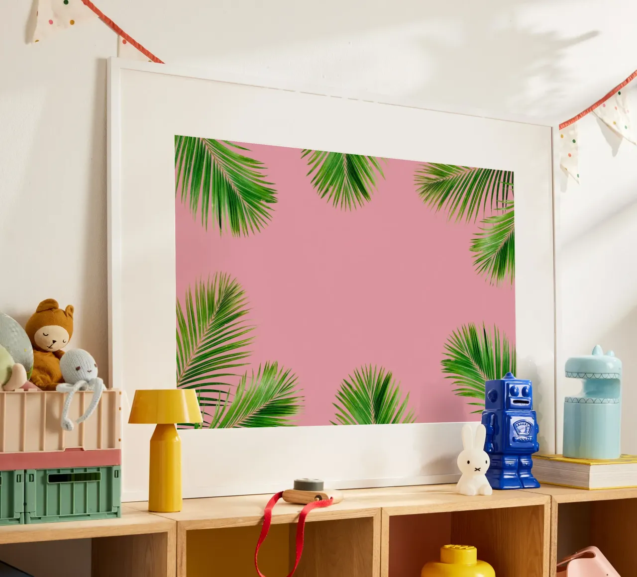 Minimalismo tropicale poster con telaio in plastica da PhotoVibe Decor