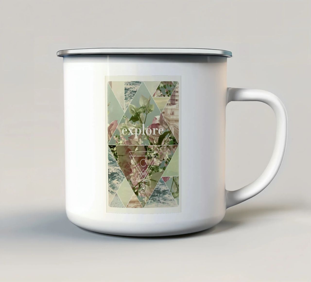 Explore I tazza in smalto da Florent Bodart