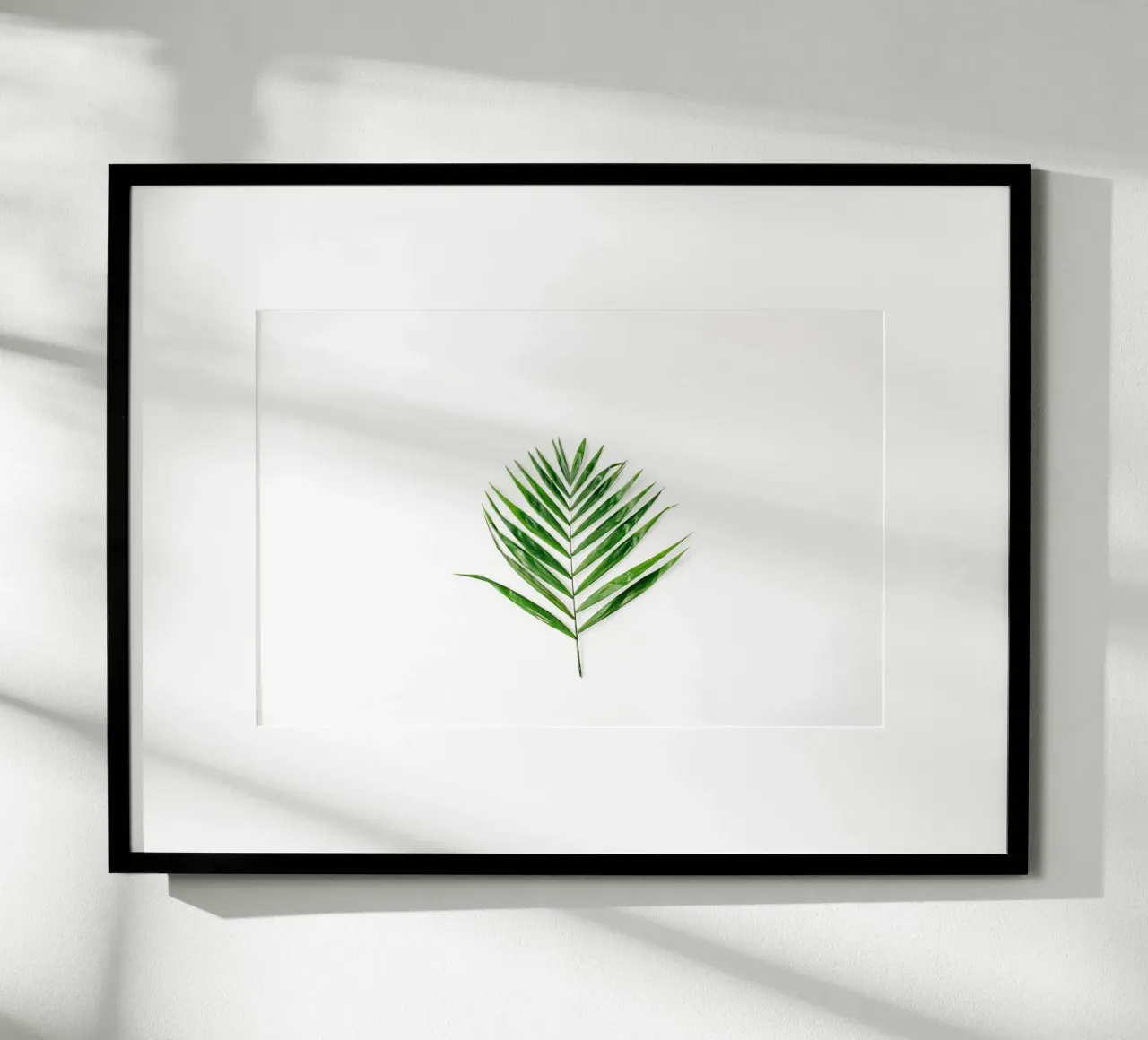 Minimalismo tropicale poster con telaio in plastica da PhotoVibe Decor