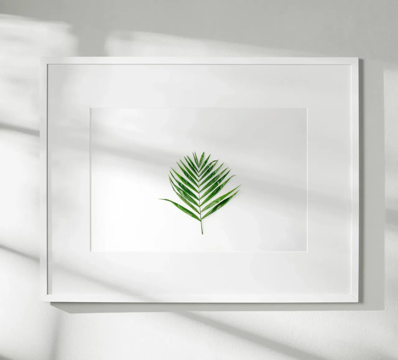 Minimalismo tropicale poster con telaio in plastica da PhotoVibe Decor
