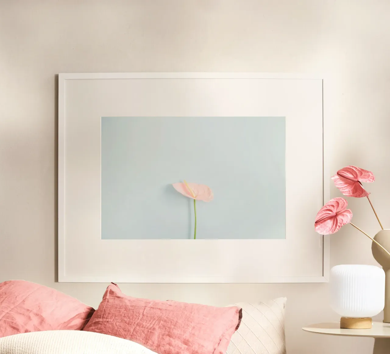 Minimalismo tropicale poster con telaio in plastica da PhotoVibe Decor