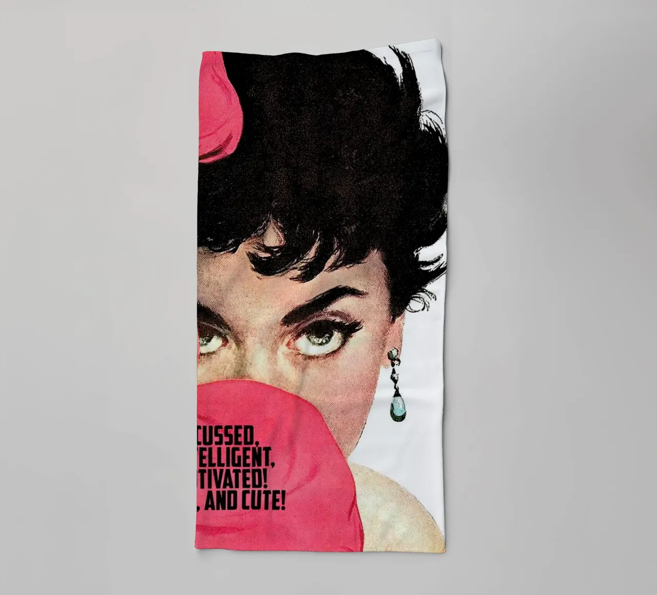 Focussed Intelligent Motivated asciugamano da bagno da Gallery Print and Art Limited