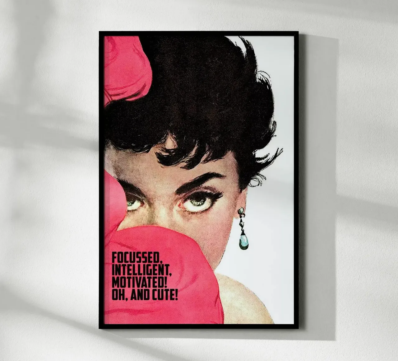 Focussed Intelligent Motivated carta hahnemühle da Gallery Print and Art Limited