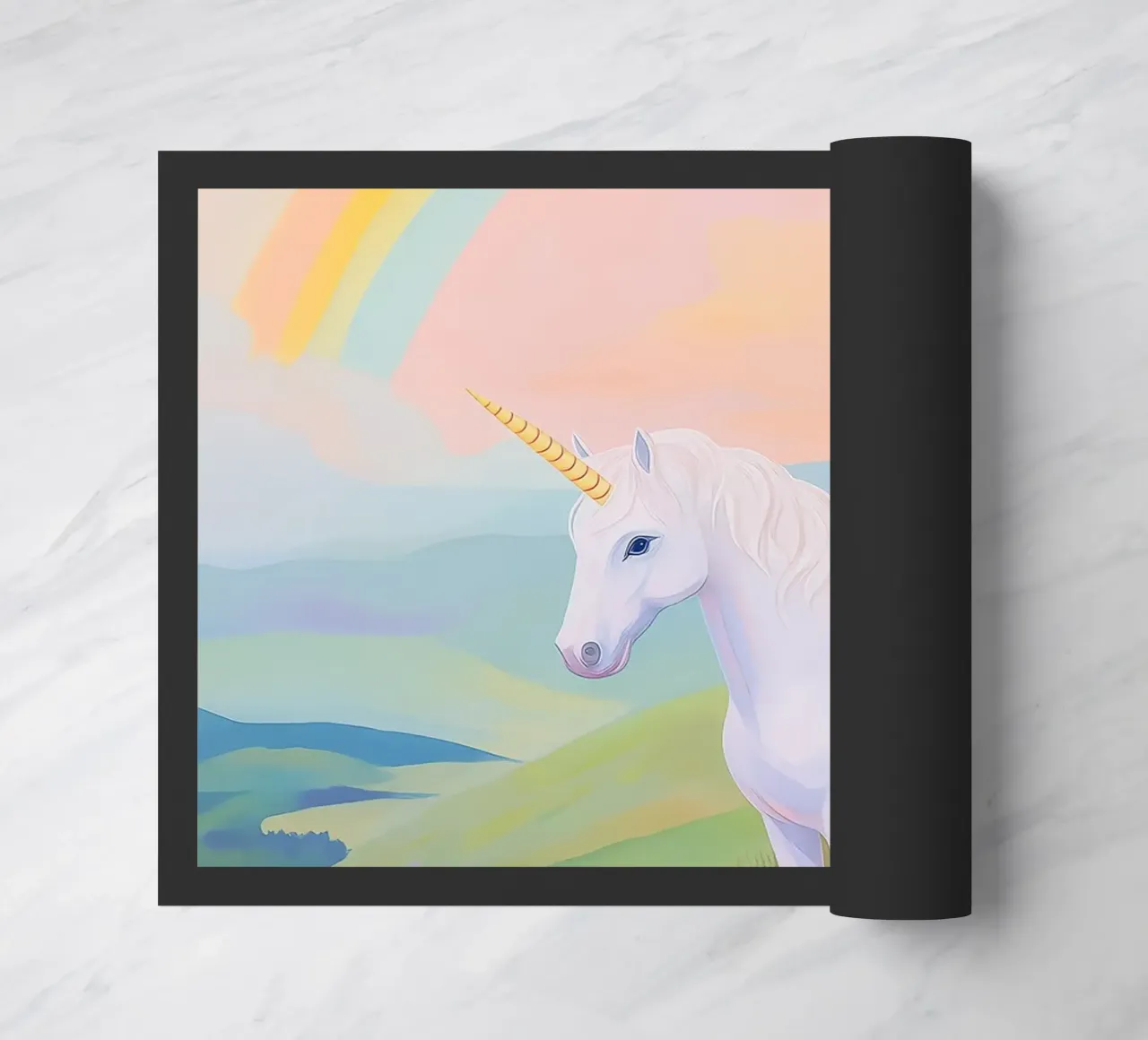 Unicorn & Rainbow zerbino da Attaboy Dsgn