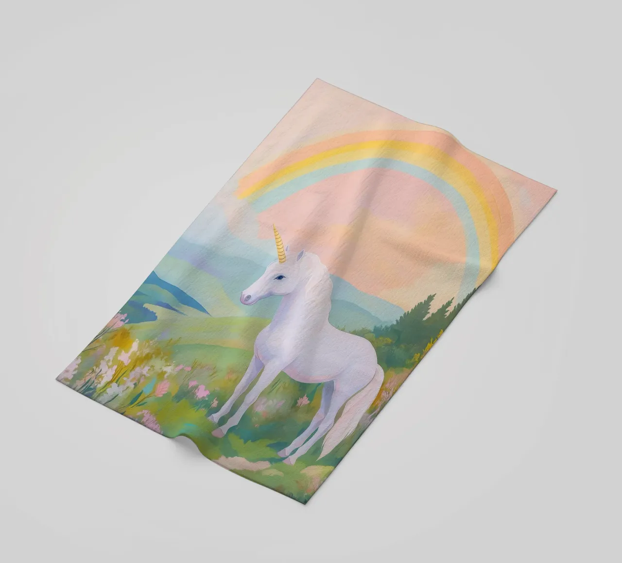 Unicorn & Rainbow telo mare da Attaboy Dsgn