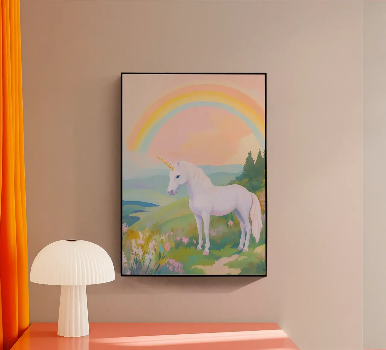 Unicorn & Rainbow plexiglass da Attaboy Dsgn