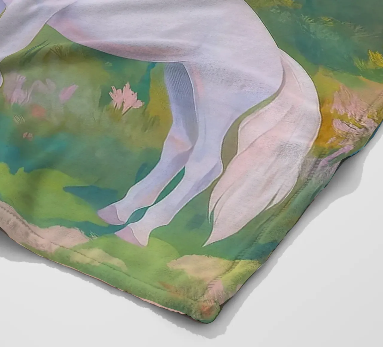 Unicorn & Rainbow coperta in pile da Attaboy Dsgn