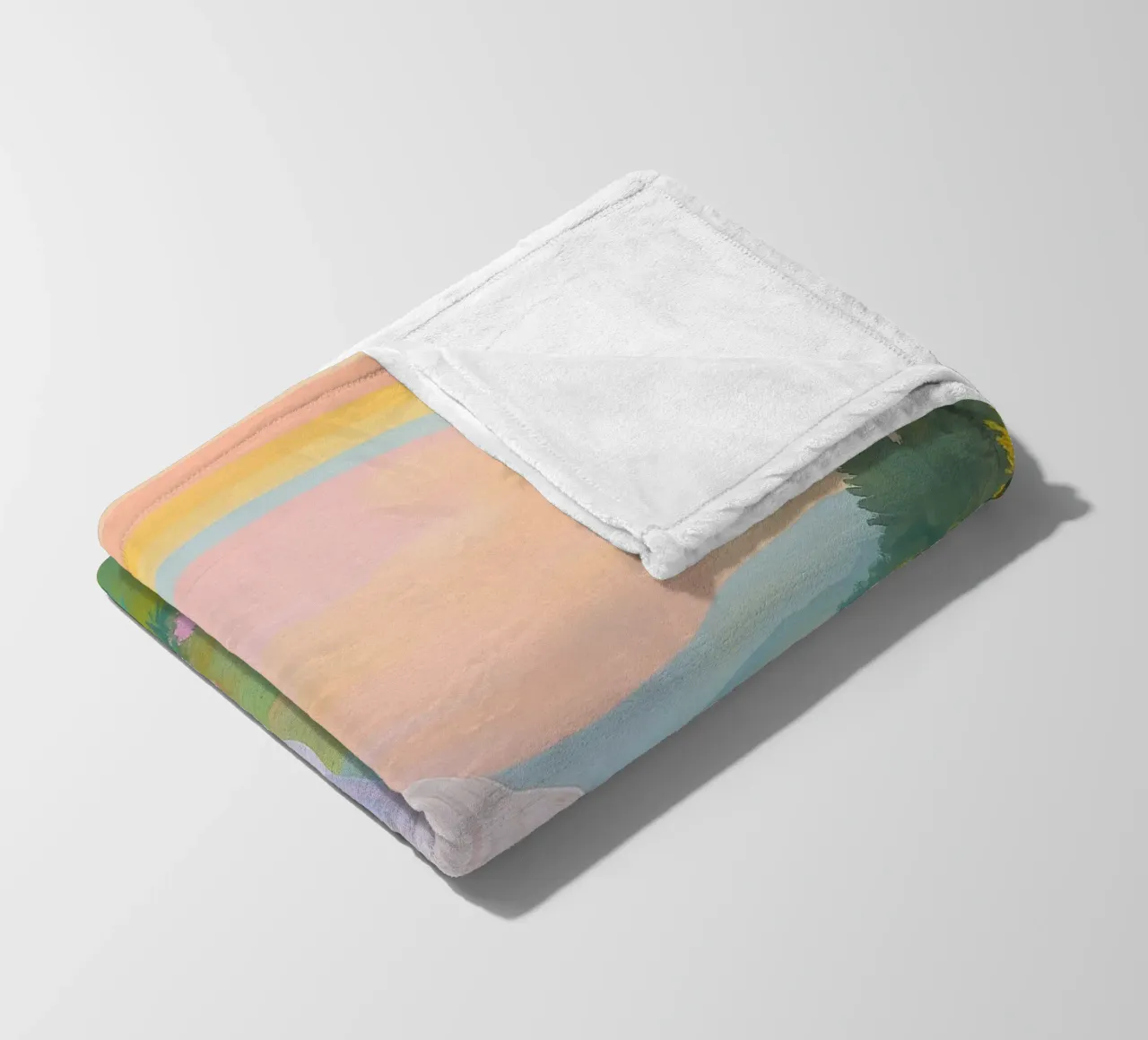 Unicorn & Rainbow coperta in pile da Attaboy Dsgn