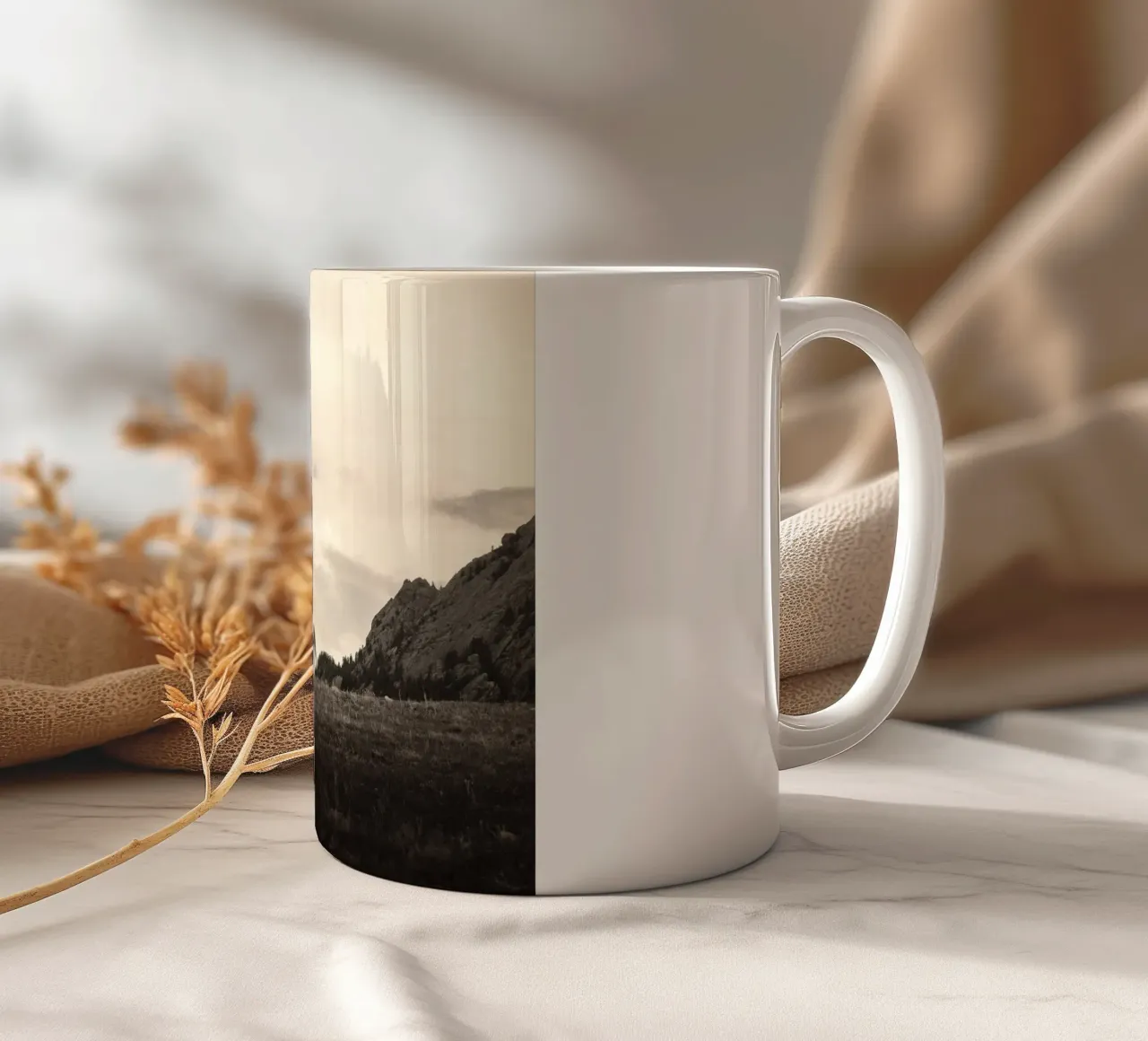 cowboy in collina tazza in ceramica da Horsire