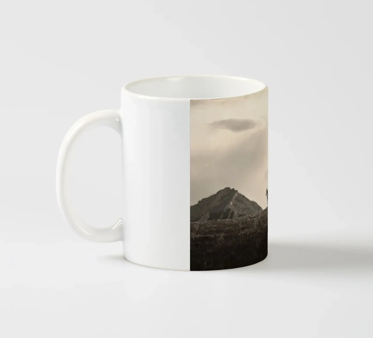 cowboy in collina tazza in ceramica da Horsire
