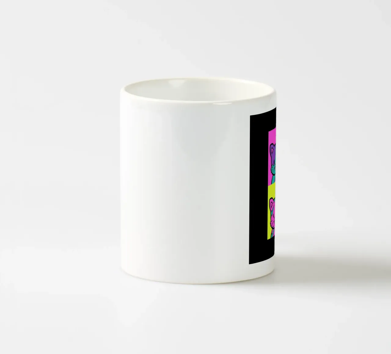 Cat Pop Art tazza in ceramica da Tobe Fonseca