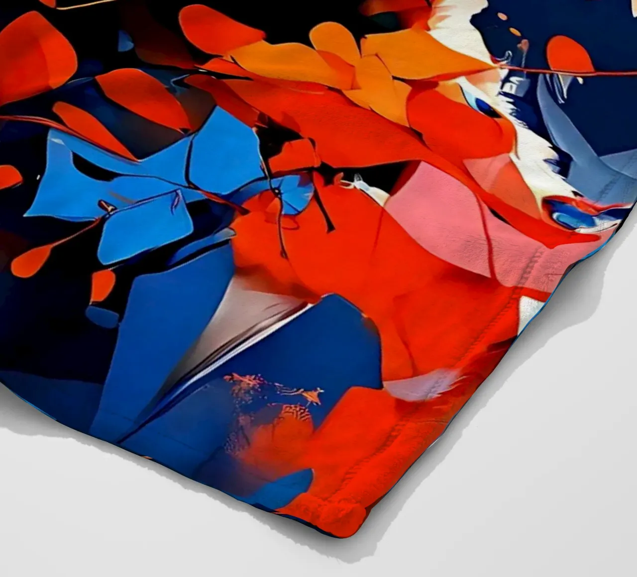 Koala_Style_F_1 fleece blanket by Tierisch bunt by LK