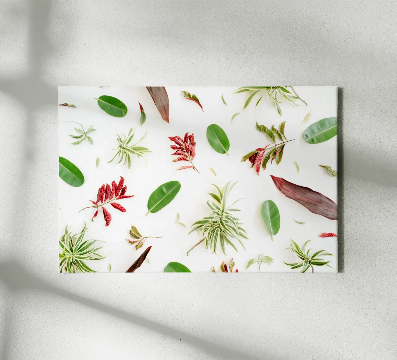 Tropisch minimalisme canvas met Baklijst van PhotoVibe Decor