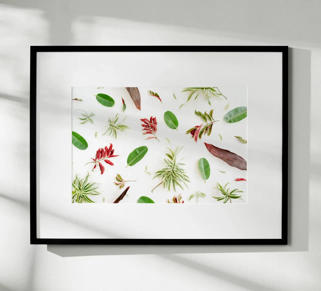 Minimalismo tropicale poster con telaio in plastica da PhotoVibe Decor