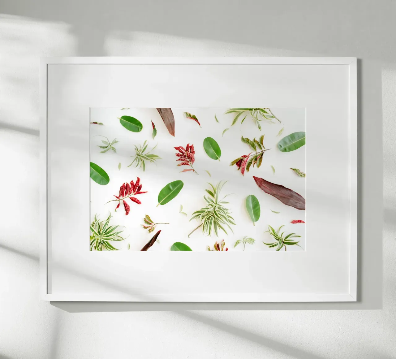 Minimalismo tropicale poster con telaio in plastica da PhotoVibe Decor