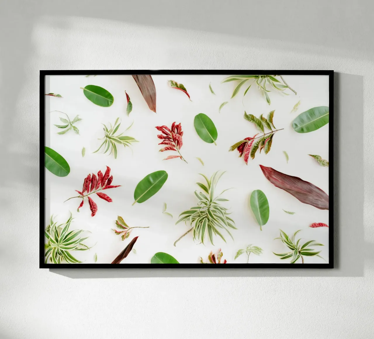 Minimalismo tropicale poster con telaio in plastica da PhotoVibe Decor