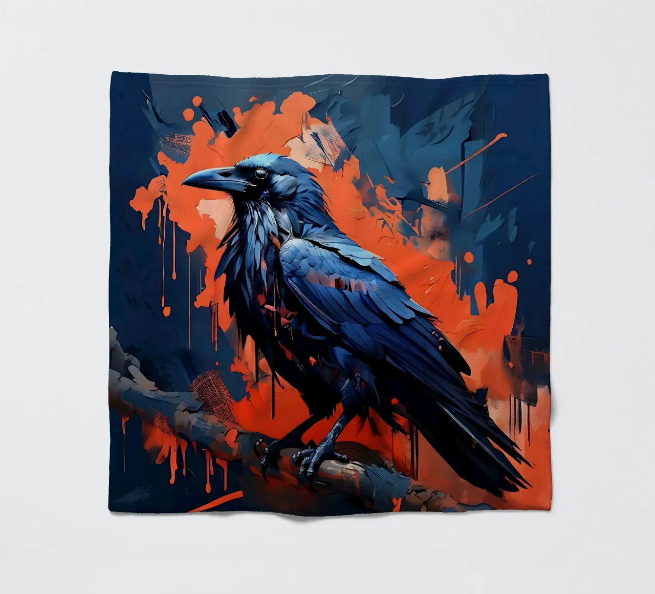 Corvo_Stile_F_1 coperta in pile da Tierisch bunt by LK