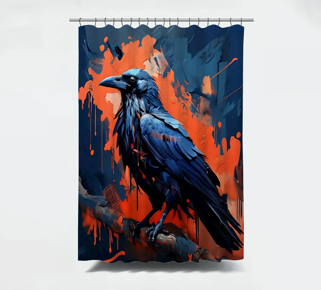 Corvo_Stile_F_1 tenda da doccia da Tierisch bunt by LK