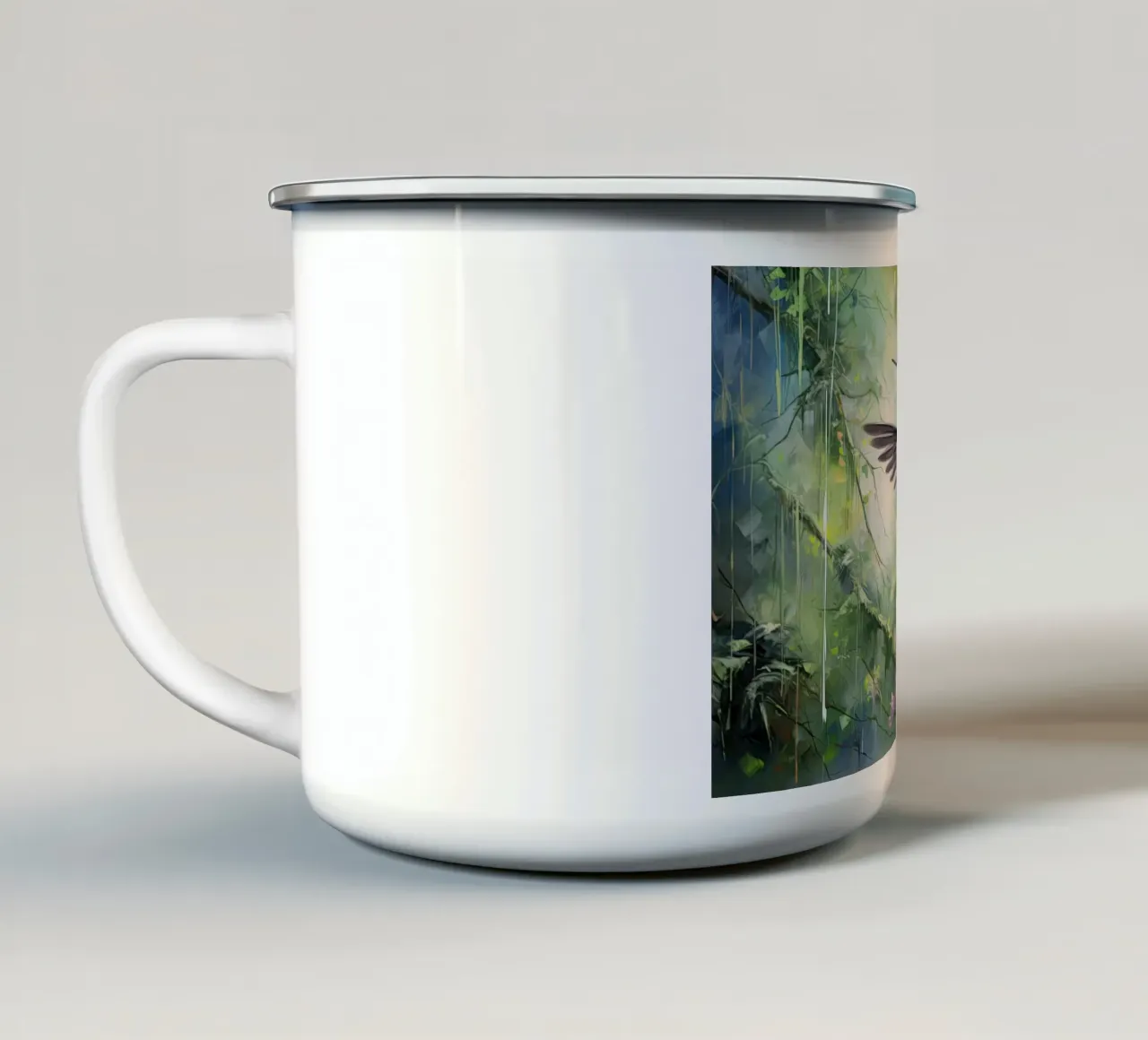 Arte da parete di Imagine tazza in smalto da Imagine