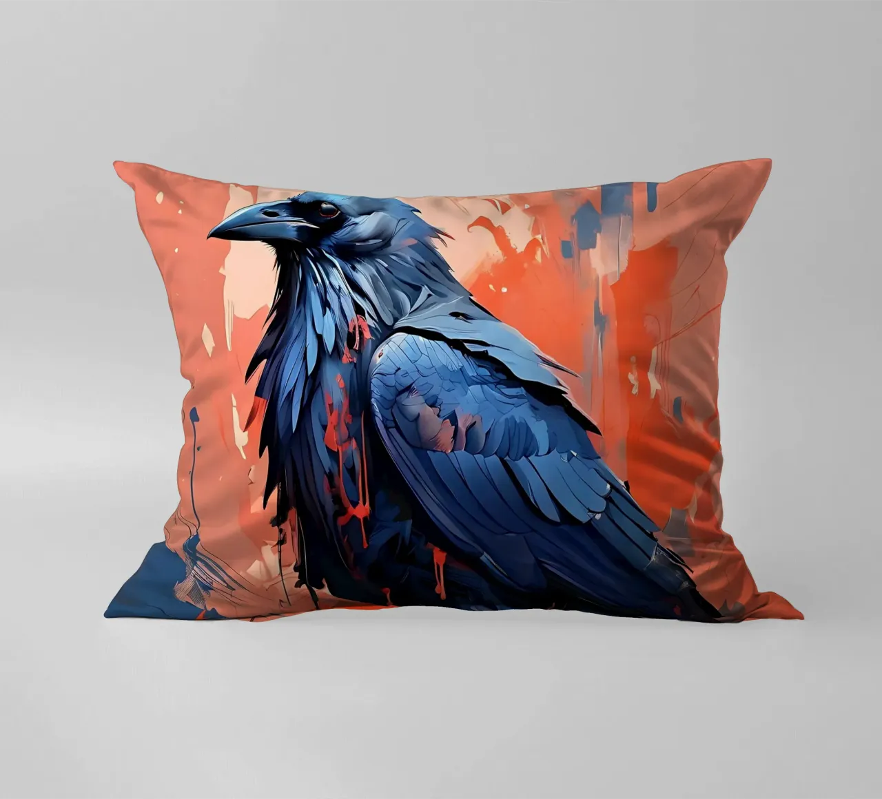 Corvo_Stile_F_2 cuscino da Tierisch bunt by LK