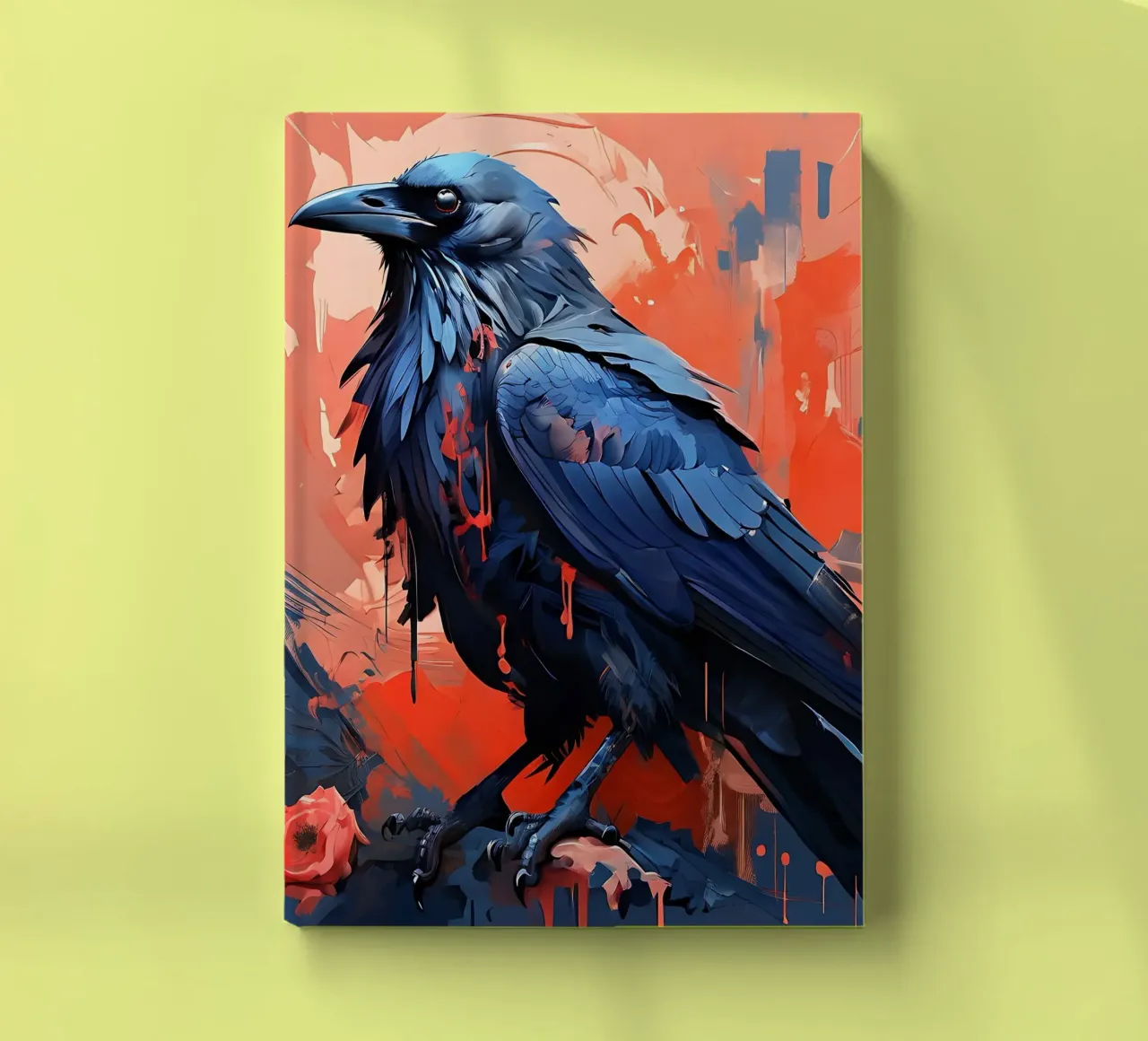 Crow_Style_F_2 notebook by Tierisch bunt by LK