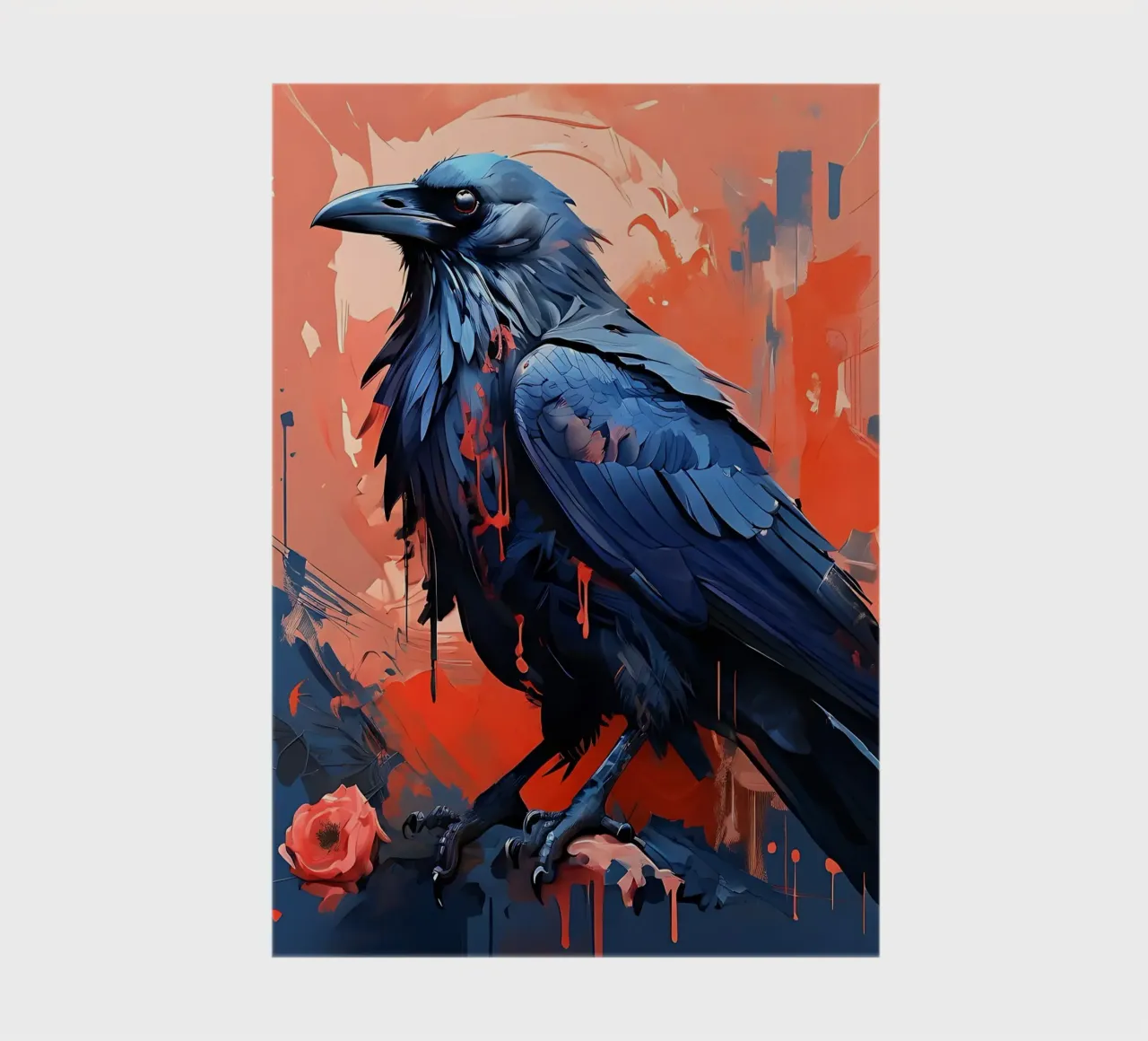 Crow_Style_F_2 notebook by Tierisch bunt by LK