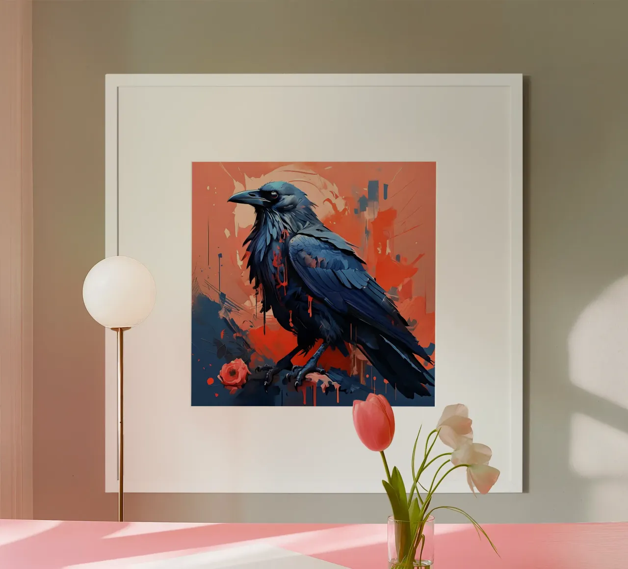 Crow_Style_F_2 hahnemühle by Tierisch bunt by LK