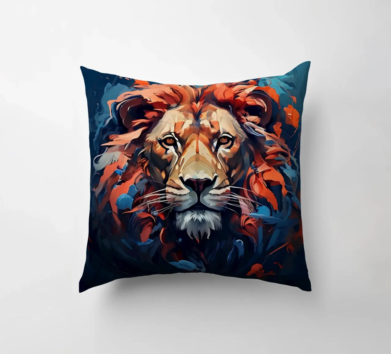 Leone_Stile_F_1 cuscino da Tierisch bunt by LK
