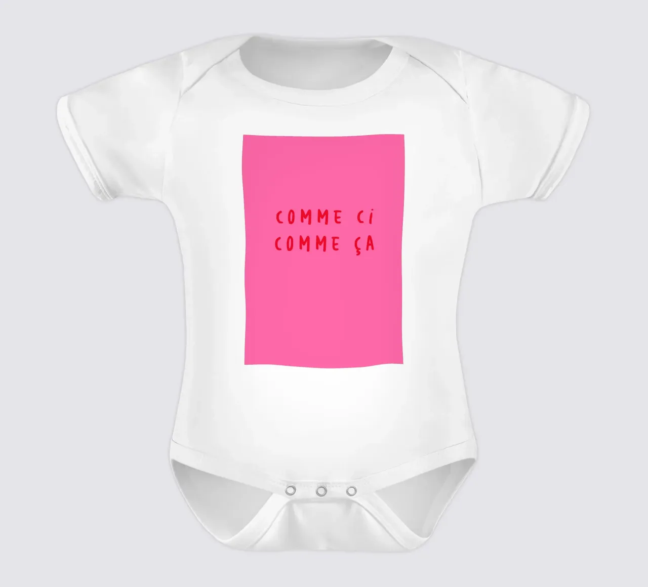 comme ci. comme ça. body neonato maniche corte da FRICKE DESIGN