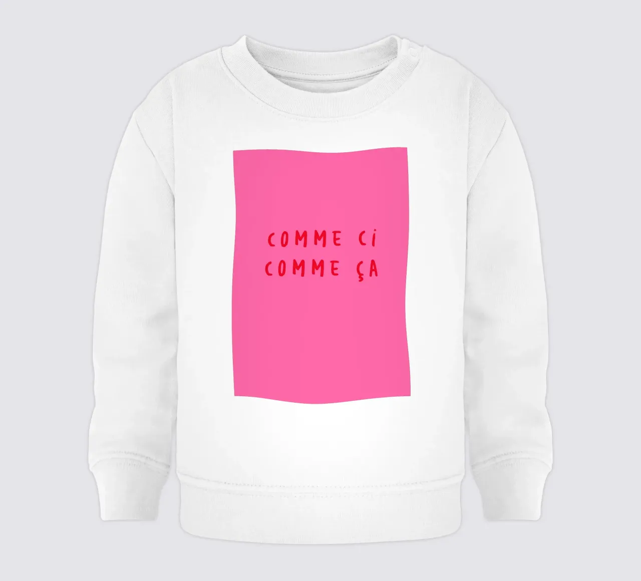 comme ci. comme ça. felpa neonato da FRICKE DESIGN
