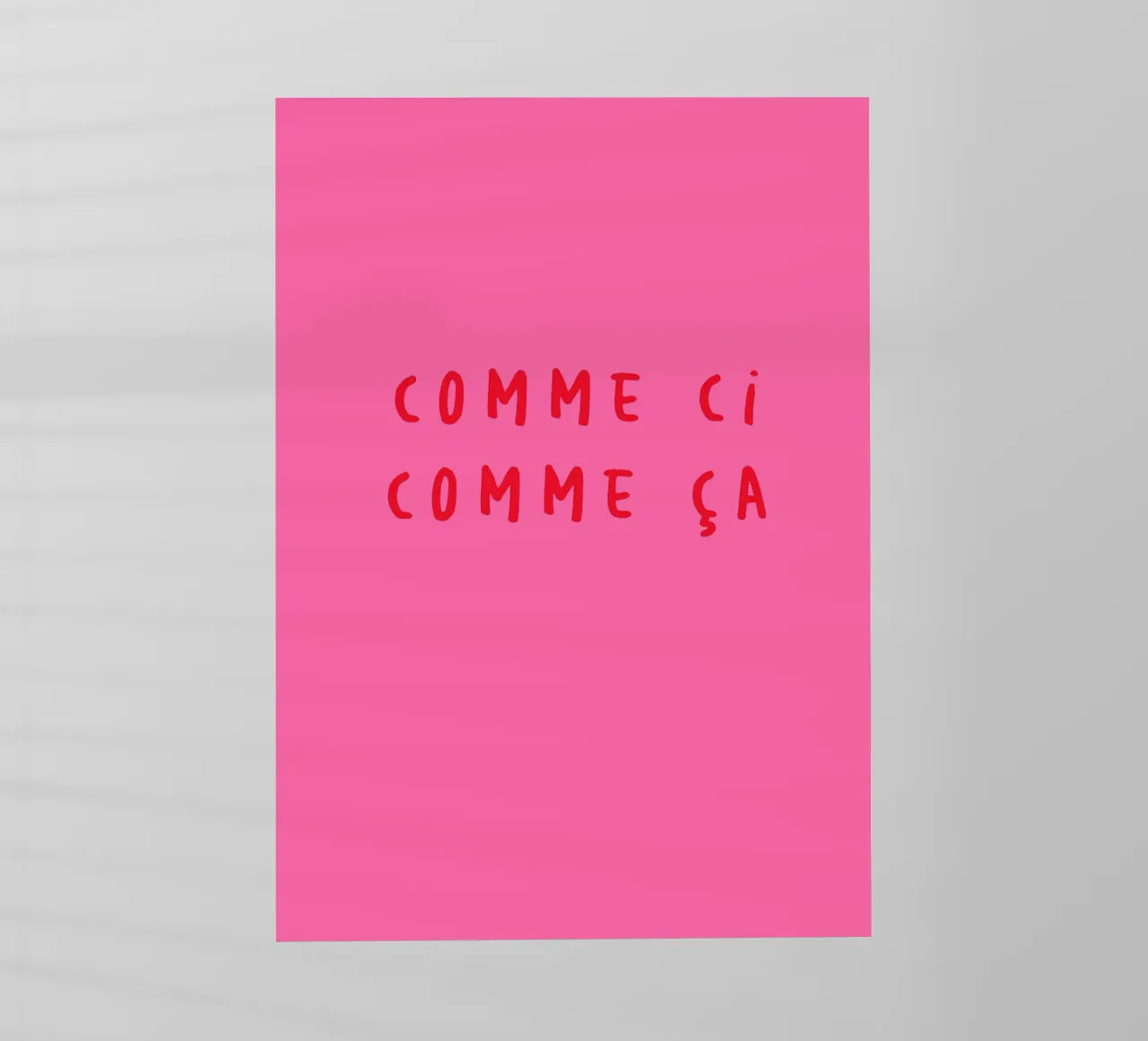comme ci. comme ça. pellicola backlit da FRICKE DESIGN