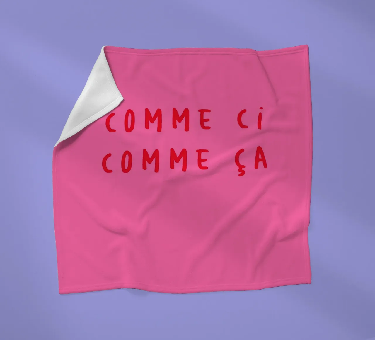 comme ci. comme ça. coperta in pile da FRICKE DESIGN