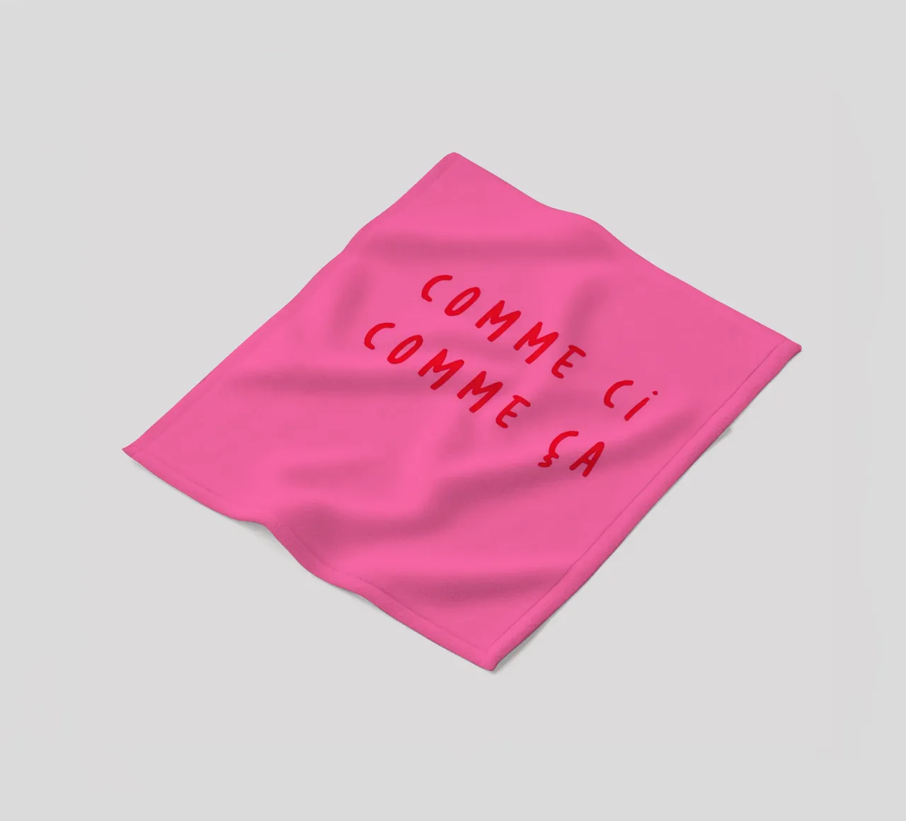 comme ci. comme ça. coperta in pile da FRICKE DESIGN