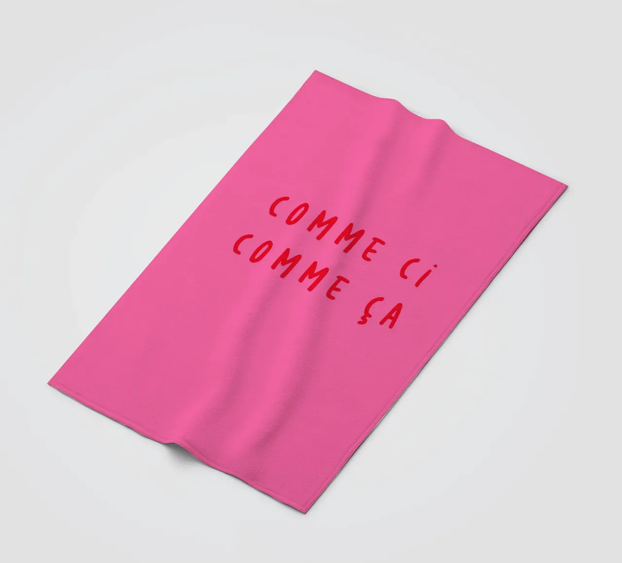comme ci. comme ça. coperta in pile da FRICKE DESIGN