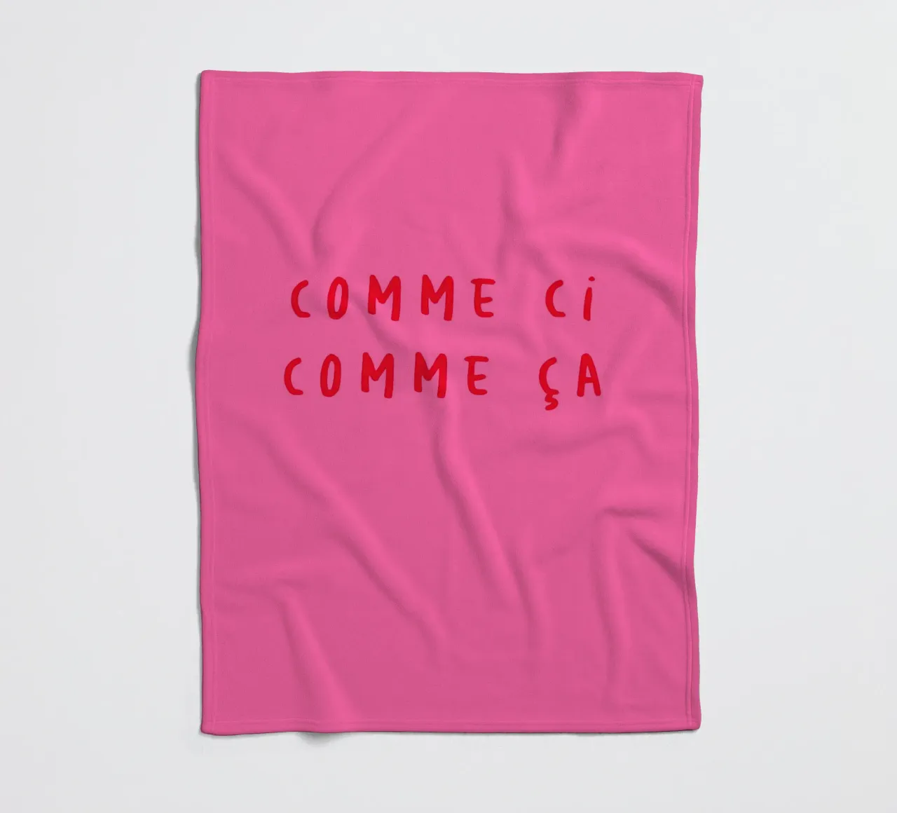 comme ci. comme ça. coperta in pile da FRICKE DESIGN