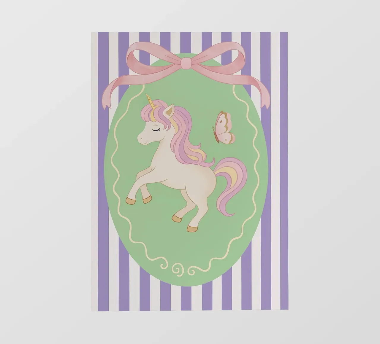 Unicorn and Butterfly pellicola backlit da Attaboy Dsgn