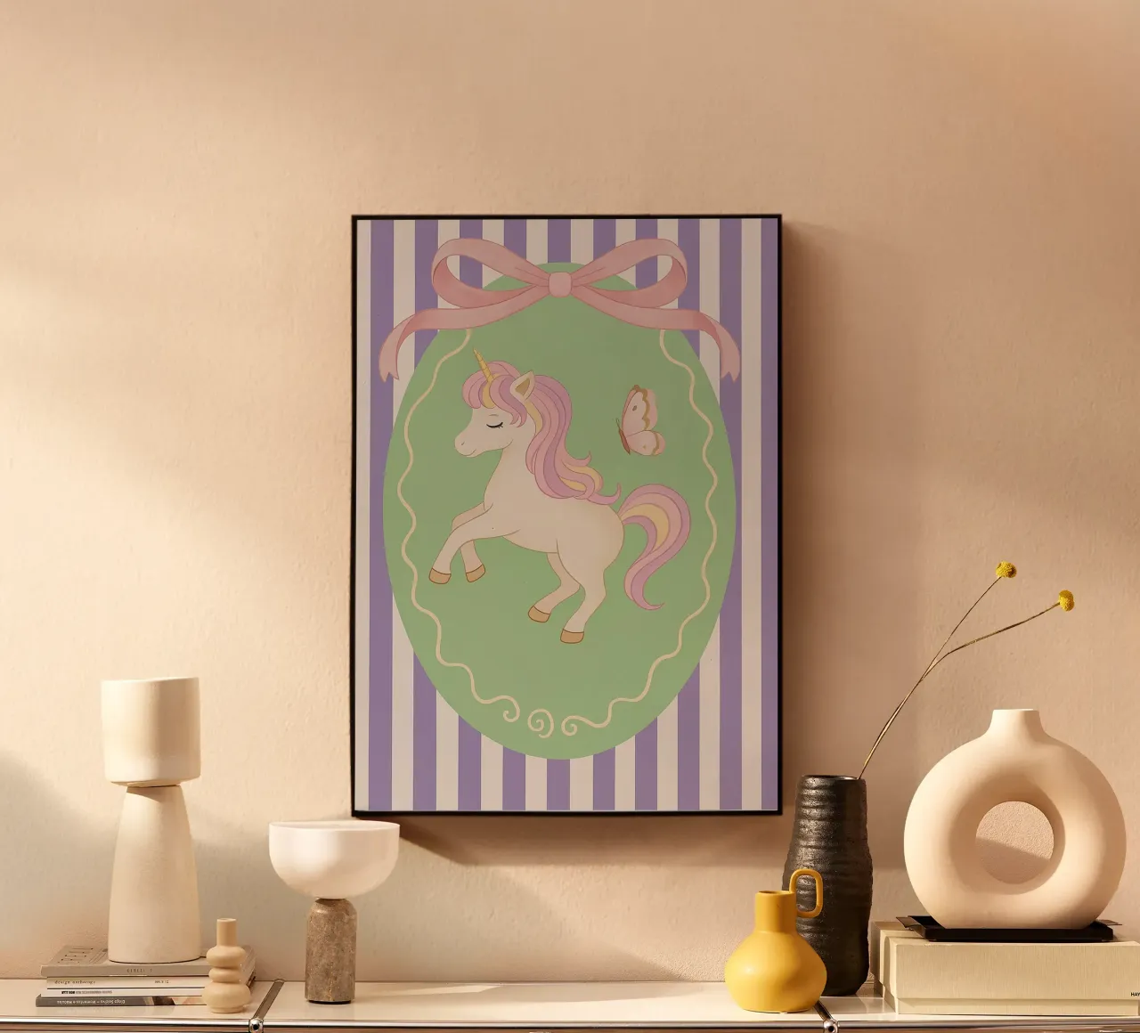 Unicorn and Butterfly plexiglass da Attaboy Dsgn