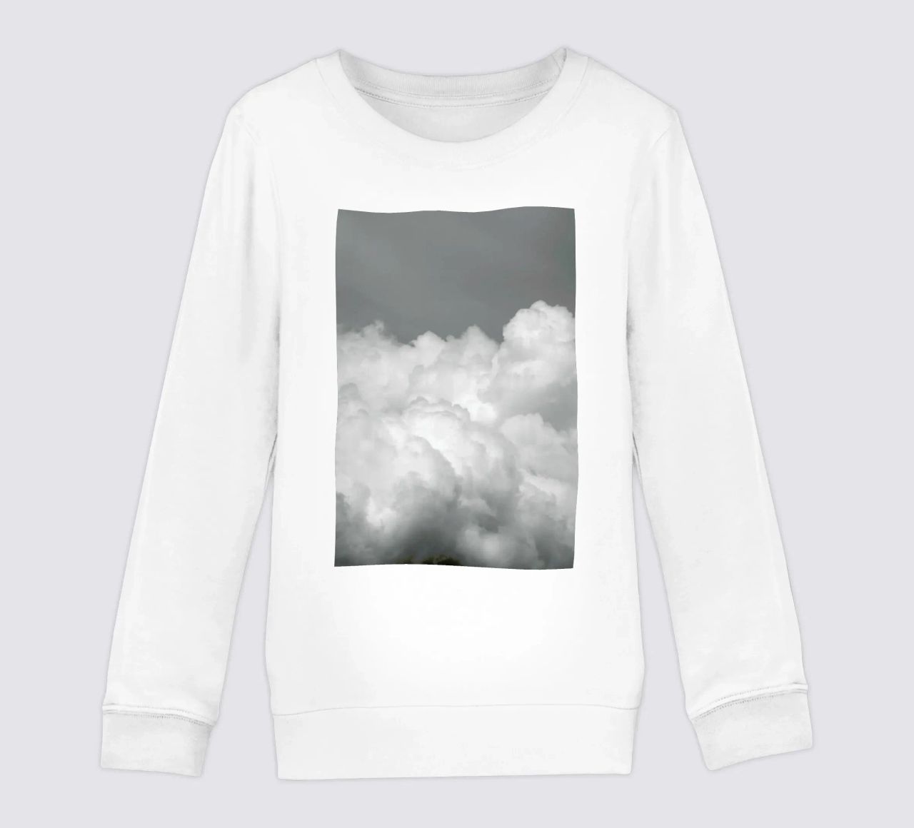 Minimal But Bold Clouds felpa bambino da Studio Nahili