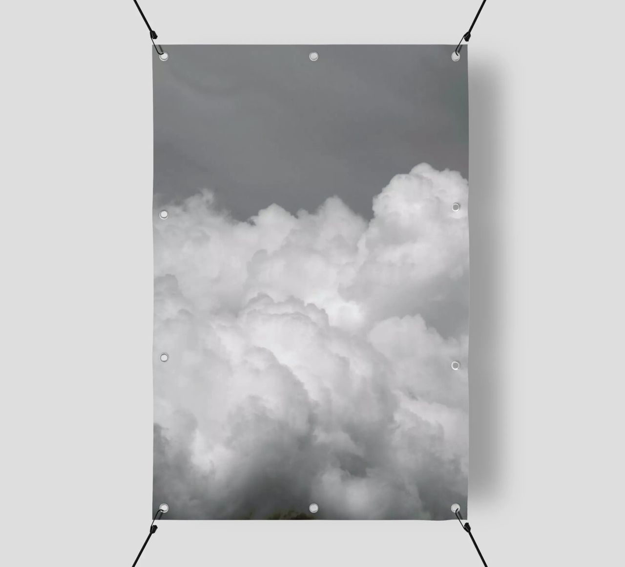 Minimal But Bold Clouds telo in pvc da Studio Nahili