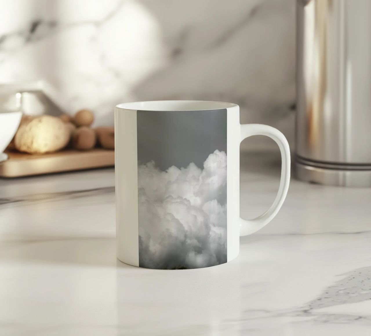 Minimal But Bold Clouds tazza in ceramica da Studio Nahili