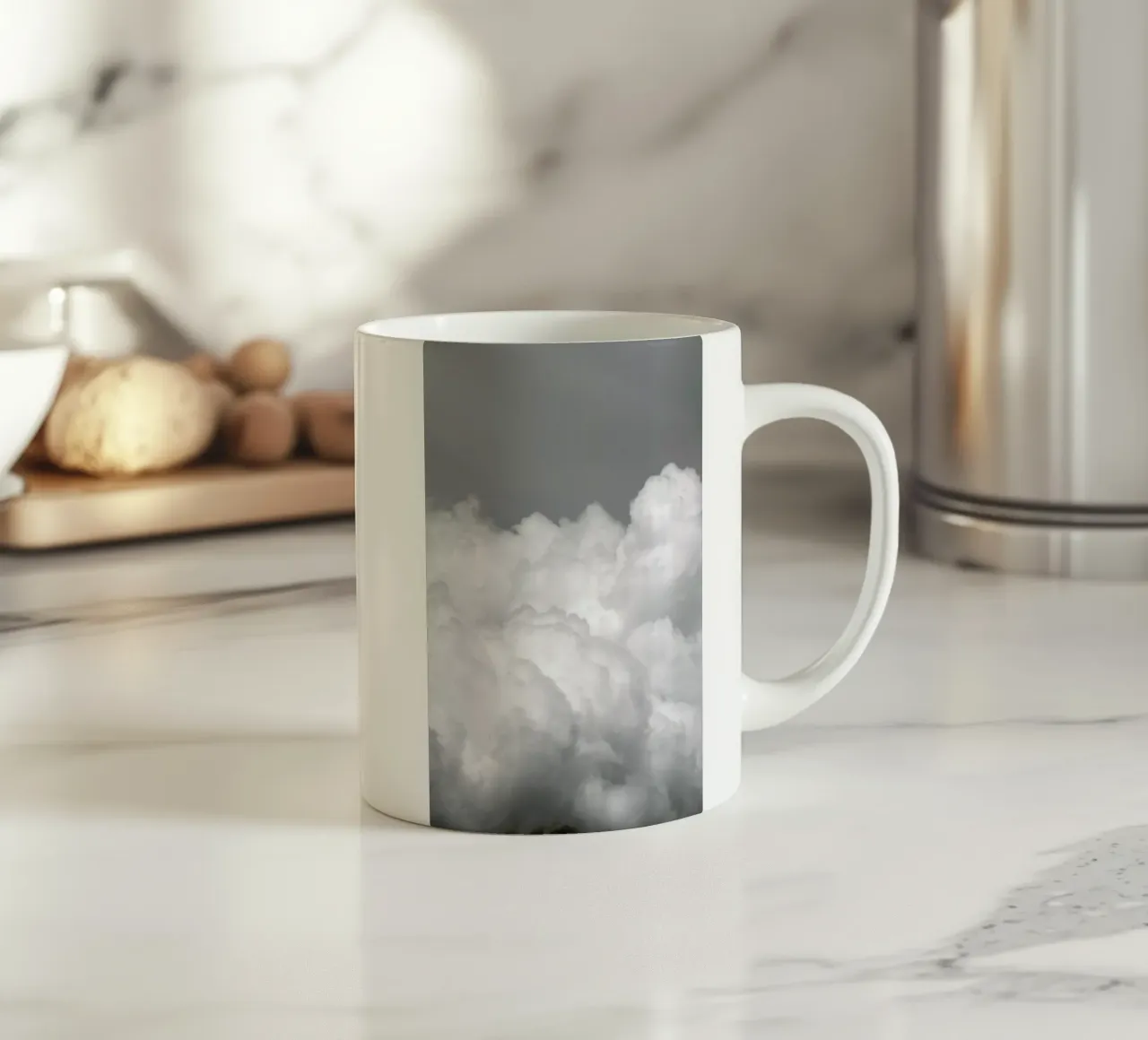 Minimal But Bold Clouds tazza in ceramica da Studio Nahili