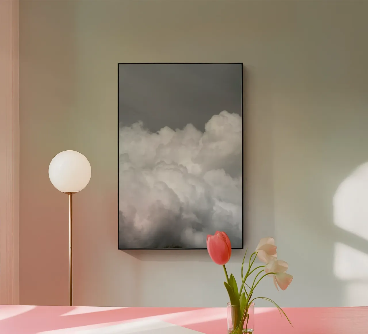 Minimal But Bold Clouds plexiglass da Studio Nahili