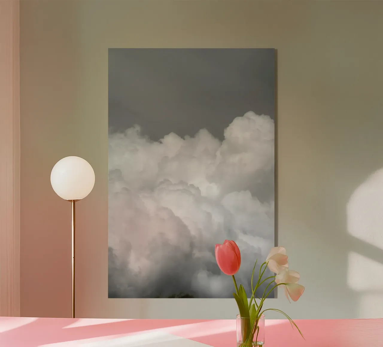 Minimal But Bold Clouds plexiglass da Studio Nahili