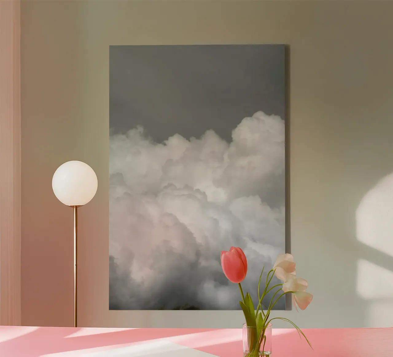 Minimal But Bold Clouds tela da Studio Nahili
