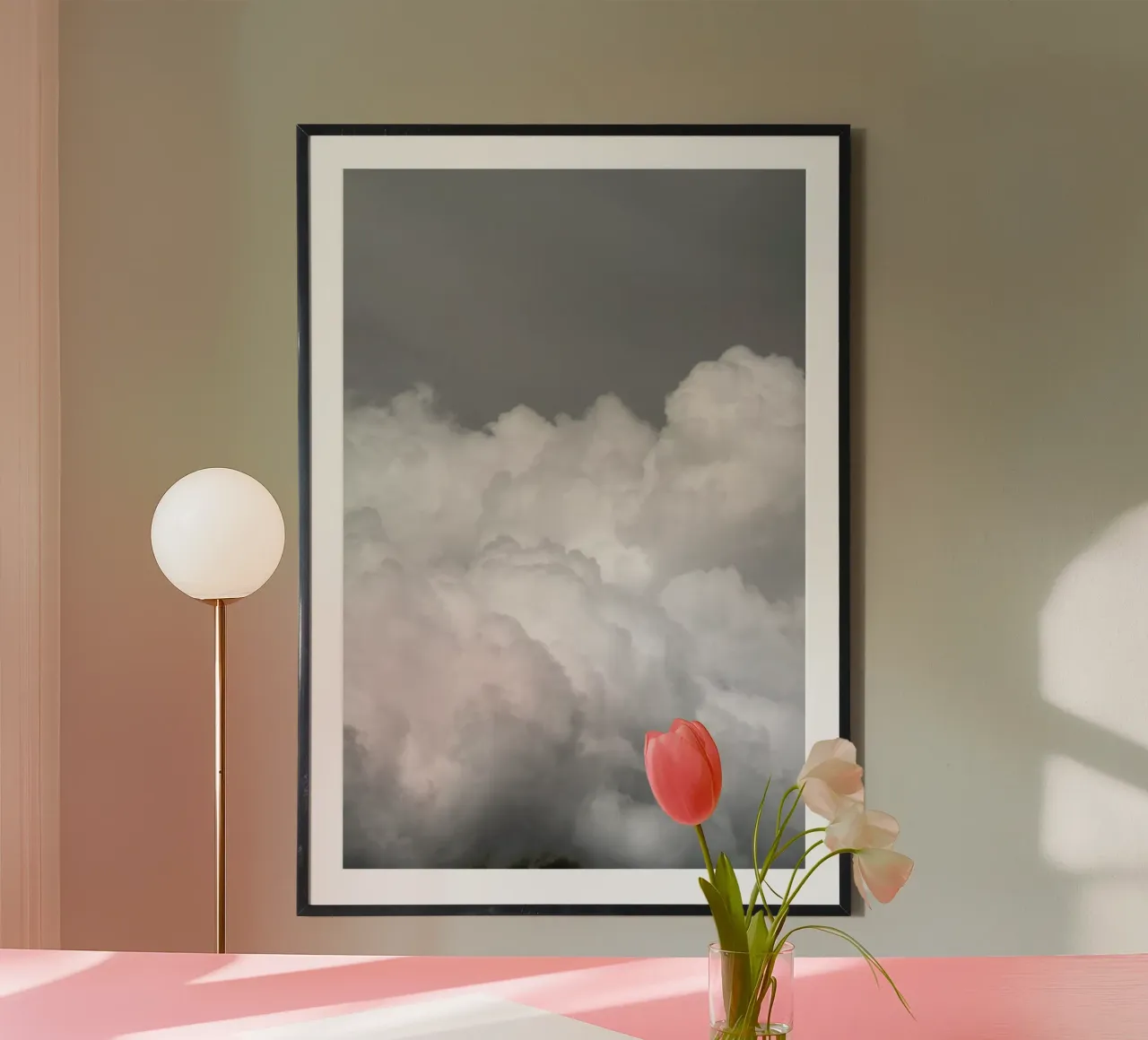 Minimal But Bold Clouds carta hahnemühle da Studio Nahili